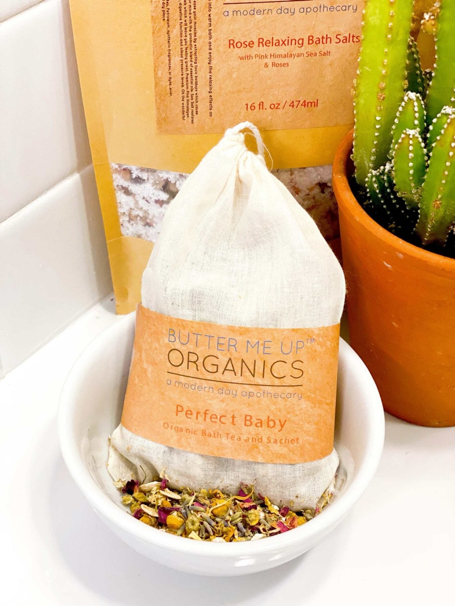 Perfect Baby Organic Bath Tea / Sachet - The Edible Petale Company
