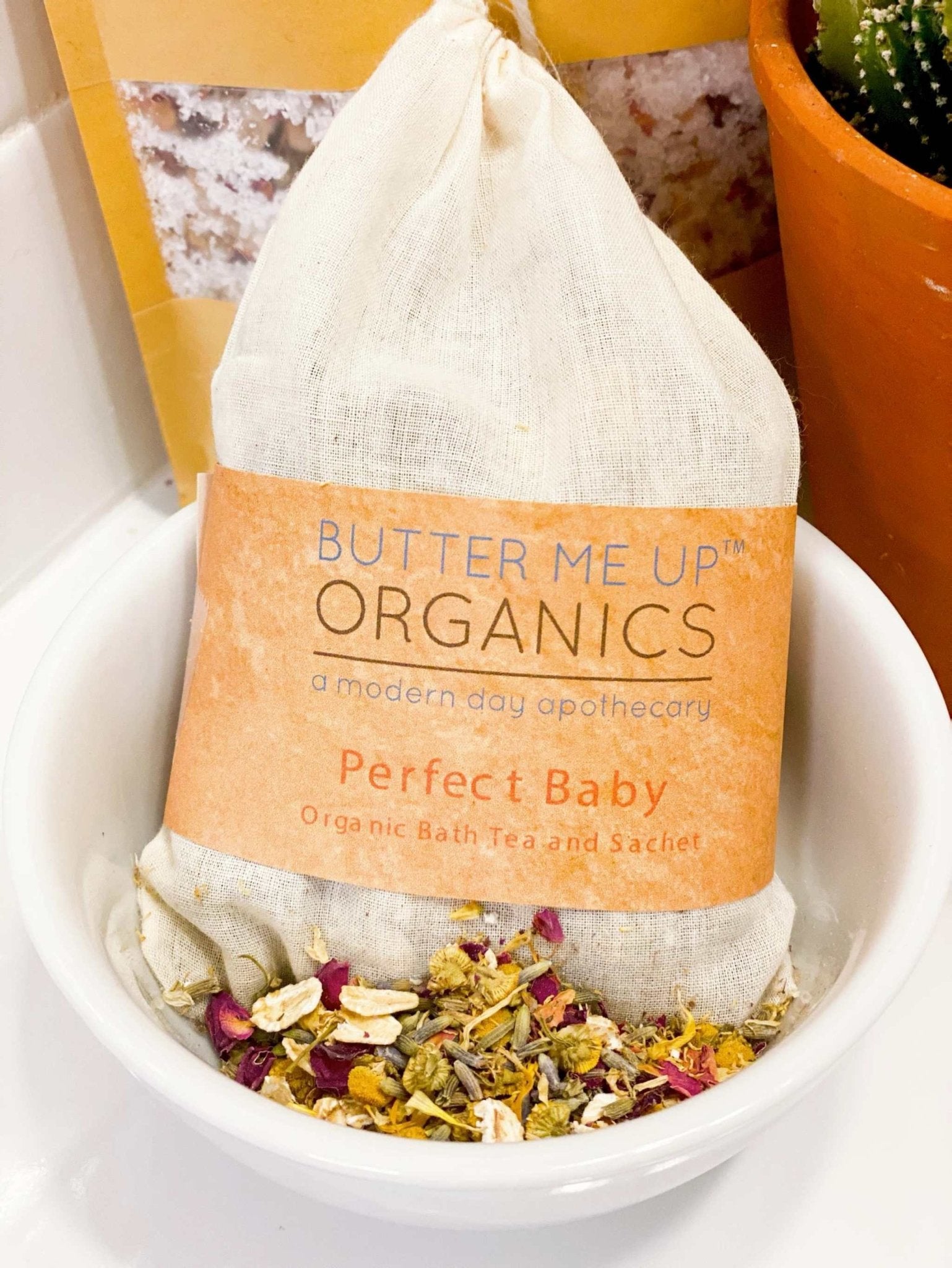 Perfect Baby Organic Bath Tea / Sachet - The Edible Petale Company