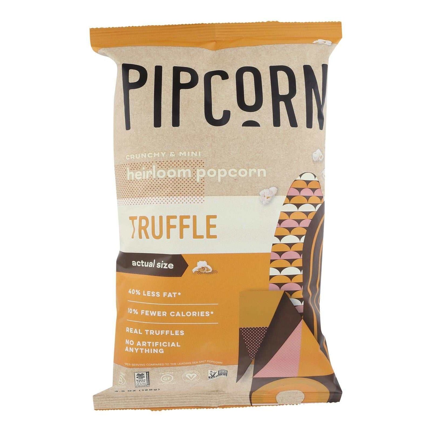 Pipcorn Mini Popcorn Truffle Bites, 4 Oz (Pack of 12) - The Edible Petale Company