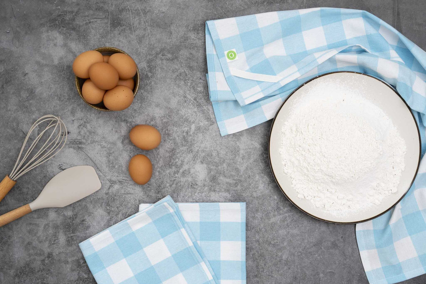 Plaid Kitchen Towels - The Edible Petale Company