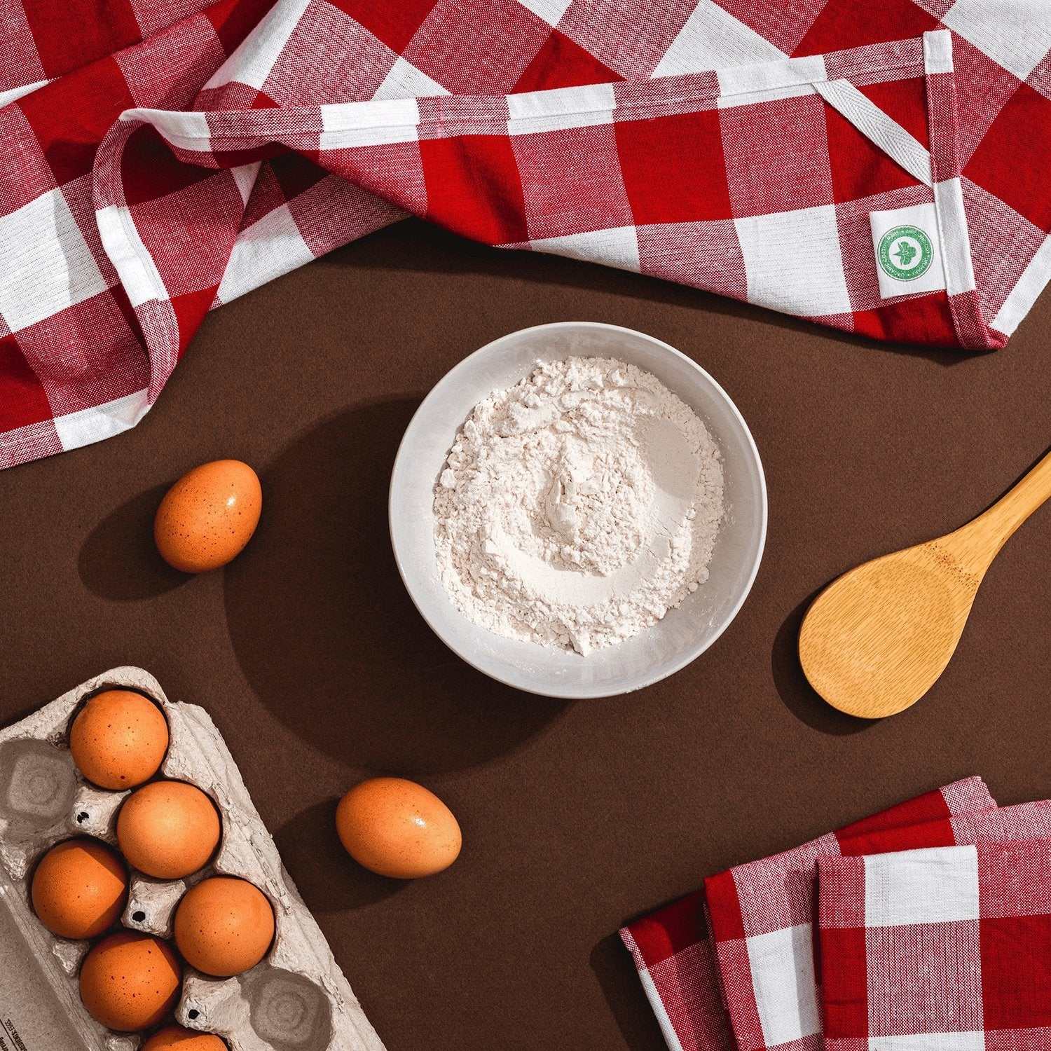 Plaid Kitchen Towels - The Edible Petale Company