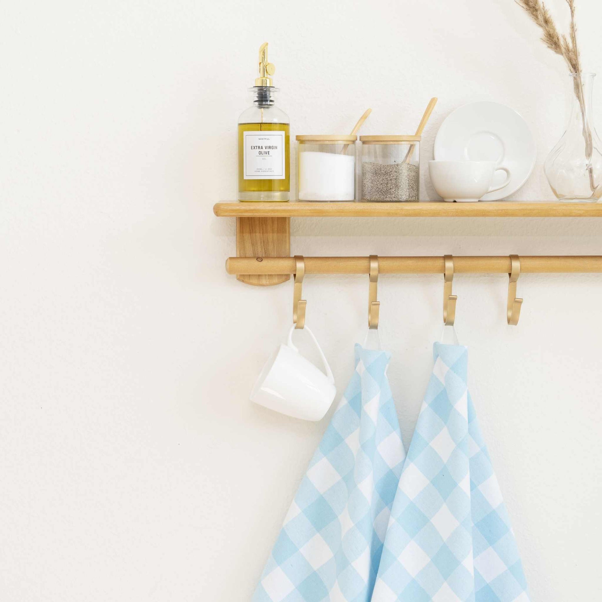 Plaid Kitchen Towels - The Edible Petale Company