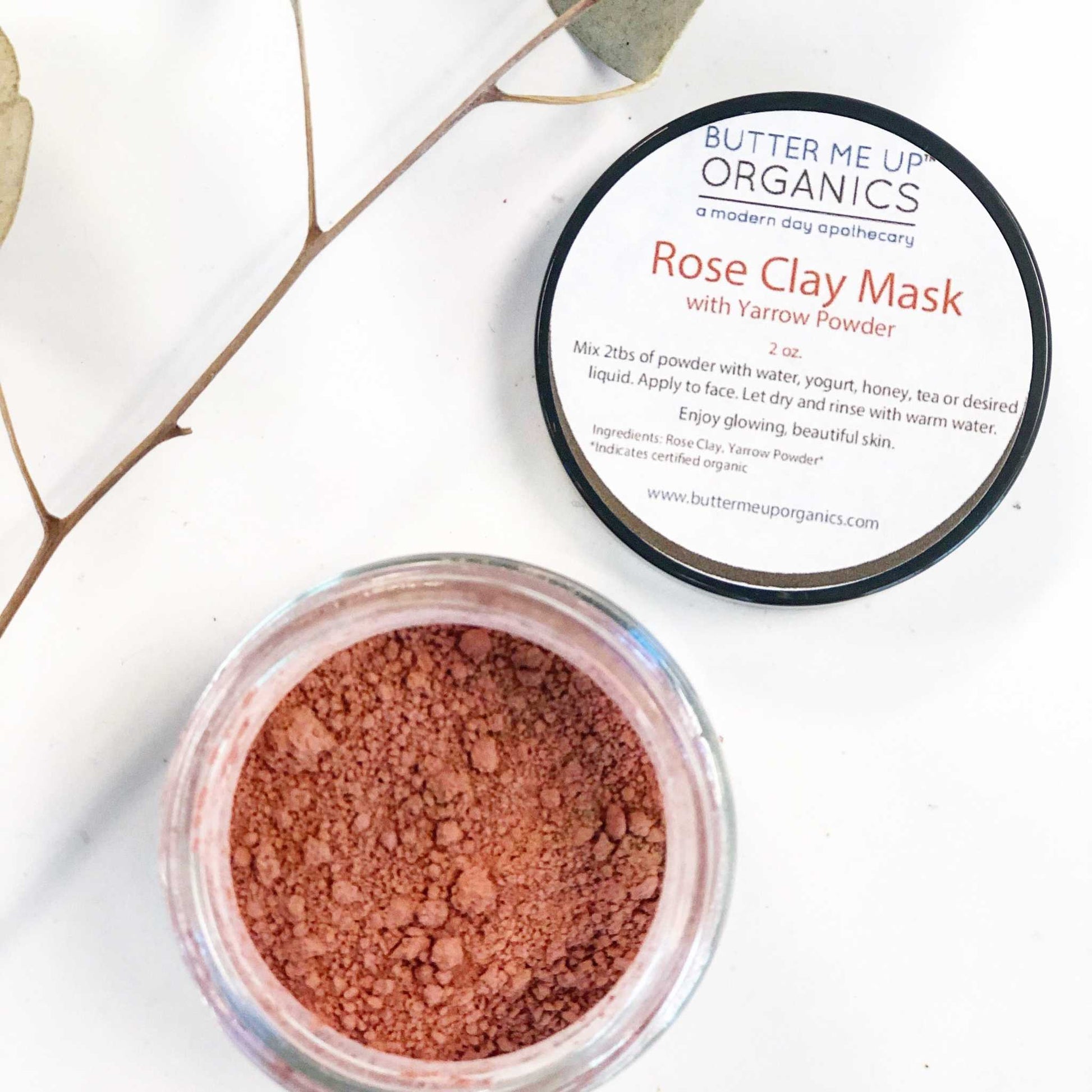 Rose Clay Face Mask - The Edible Petale Company