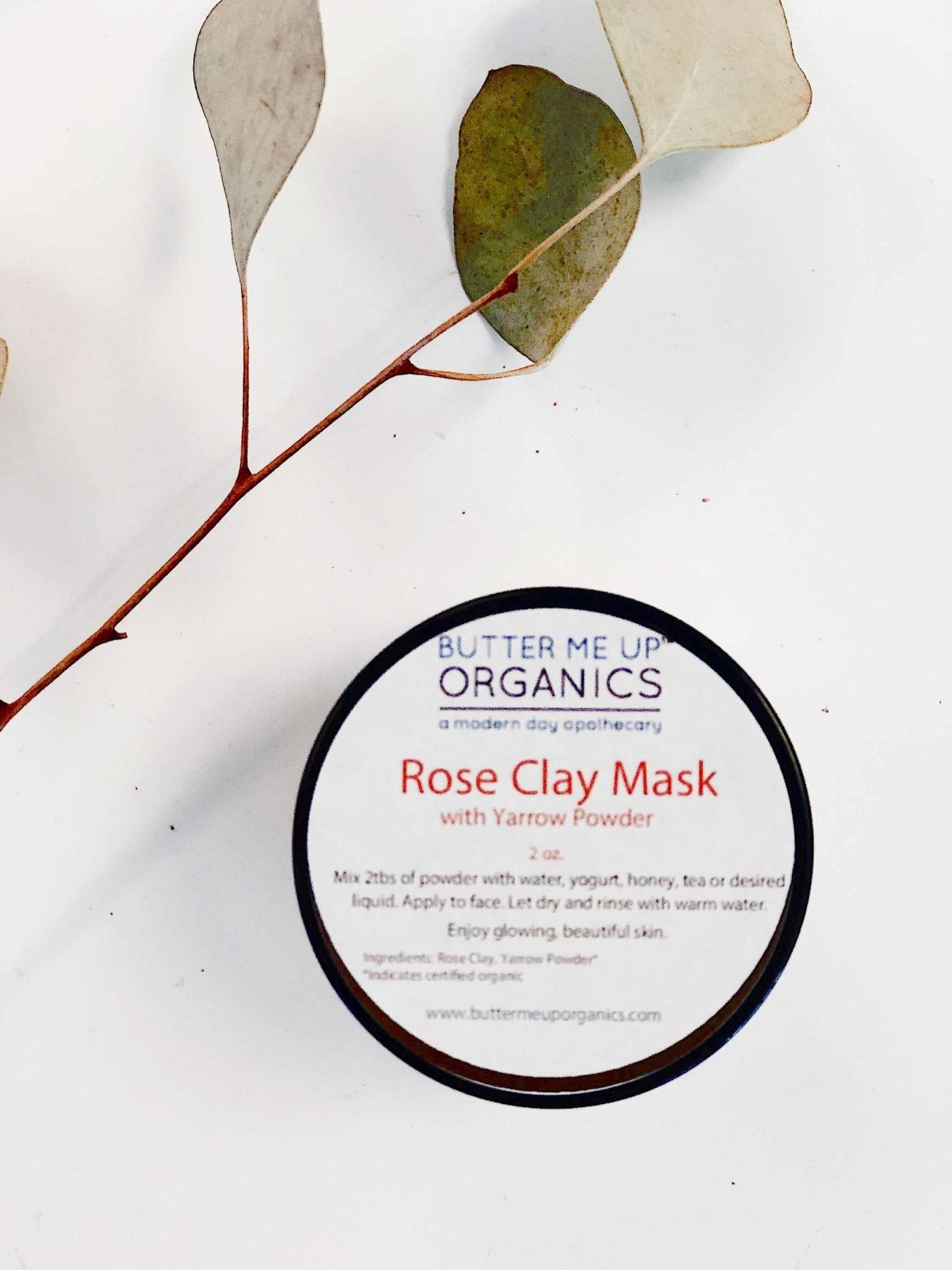 Rose Clay Face Mask - The Edible Petale Company