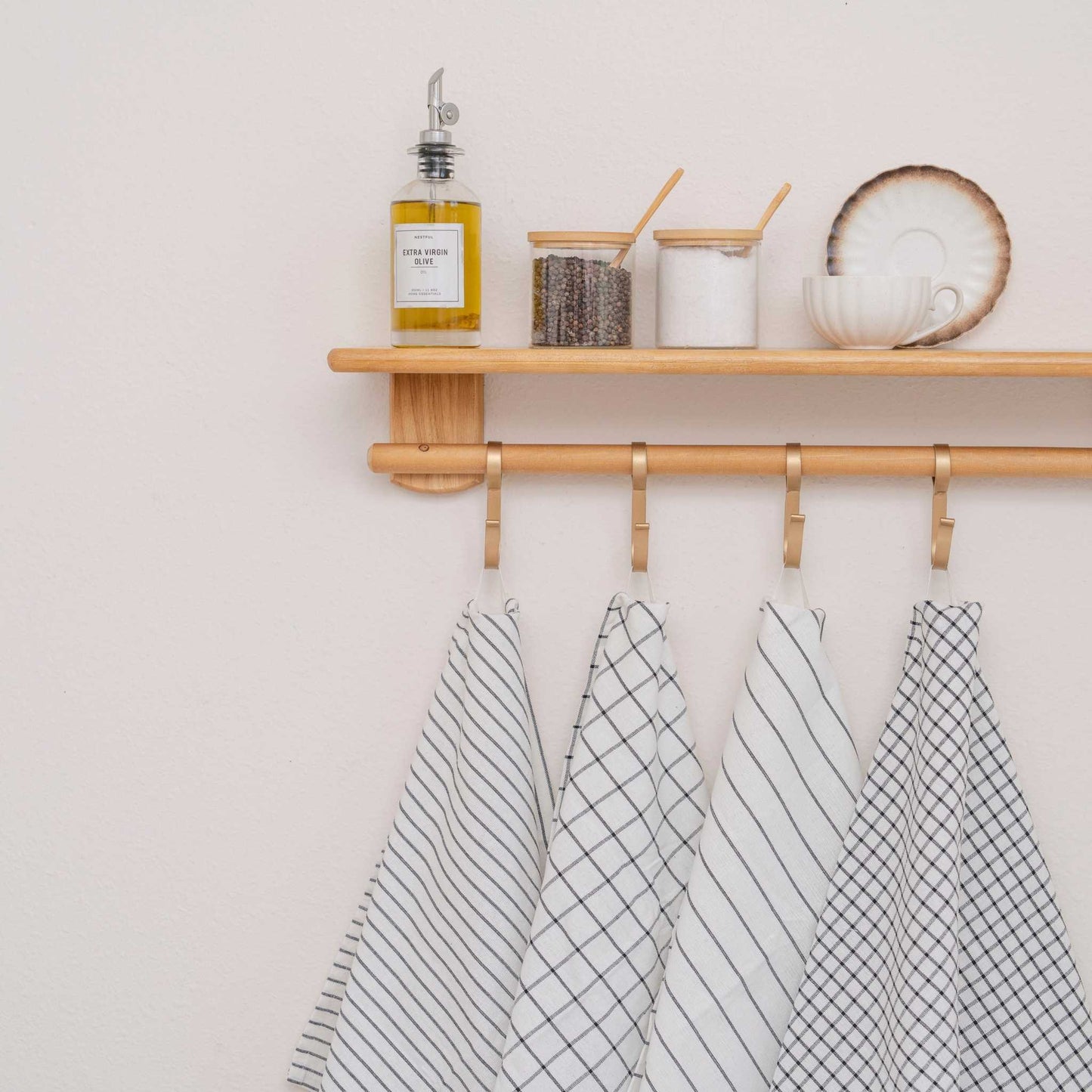 Stripe & Check Kitchen Towel Set - The Edible Petale Company