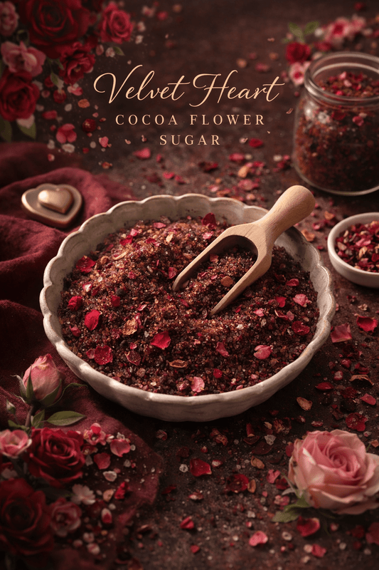 "The New Year Trio" Flower Sugar Bundle - Total of Four 4 or 8 oz jars - The Edible Petale Company