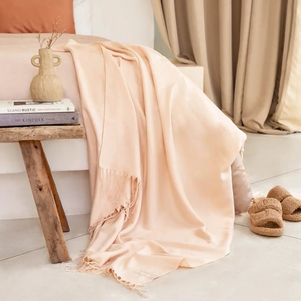 Vegan Cashmere Throw Blanket - The Edible Petale Company