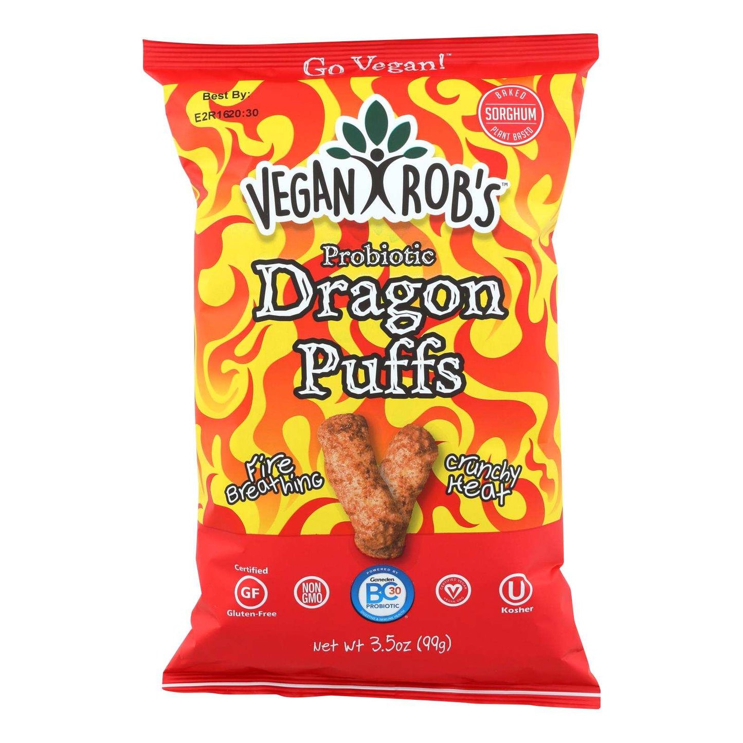 Vegan Rob's Dairy - Free Dragon Puffs (Pack of 12) 3.5 Oz - The Edible Petale Company